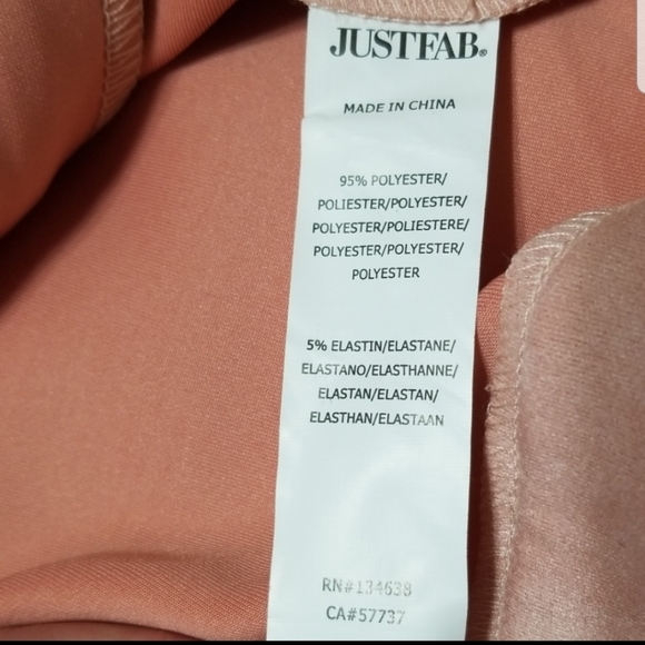 Justfab Casual Mellow Rose Faux Suede Moto Jacket - Picture 8 of 8